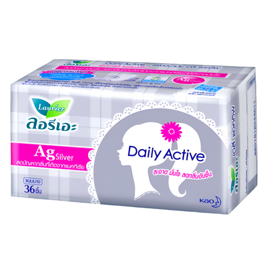 Daily Active AG Silver Sanitary Napkin No Fragrance Pack of 36pcs