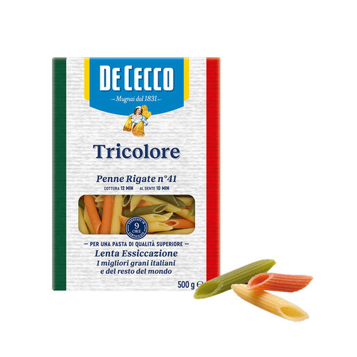 De Cecco Tricolore Penne Rigate N.41 500g