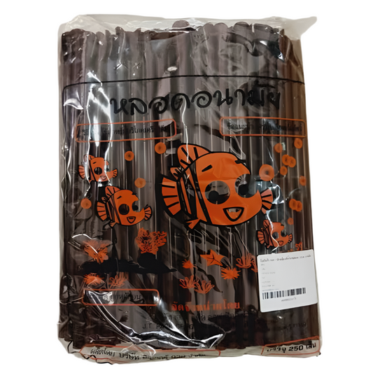 Fish Brand Brown Flexible straw 8mm Pack 250 pcs