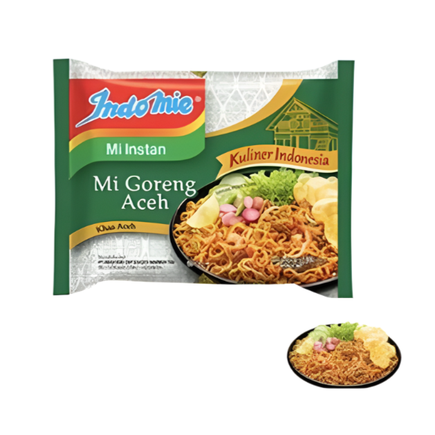 Indomie Mie Goreng Aceh Instant Noodles Kota Bekasi Gemanusa 90g