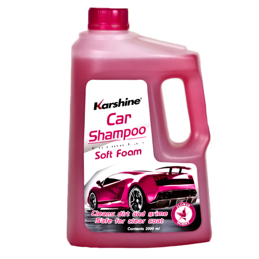 Karshine Car Shampoo Formular Soft Foam Flower Scent Size 2000ml