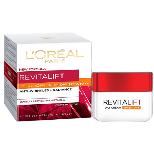 L'Oréal Paris Revitalift Anti-Wrinkle + Radiance Moisturizing Cream day SPF23 PA++ Boxes 50ml