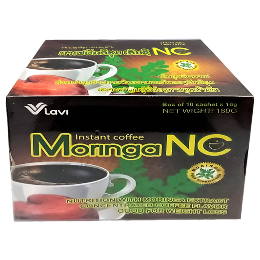 Lavi Brand Instant Coffee Moringa NC Size 16g Box of 10sachet
