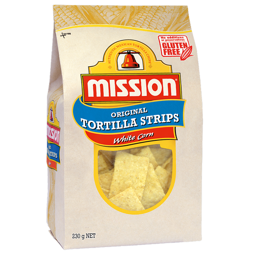 Mission Original Tortilla Strips White Corn 230g