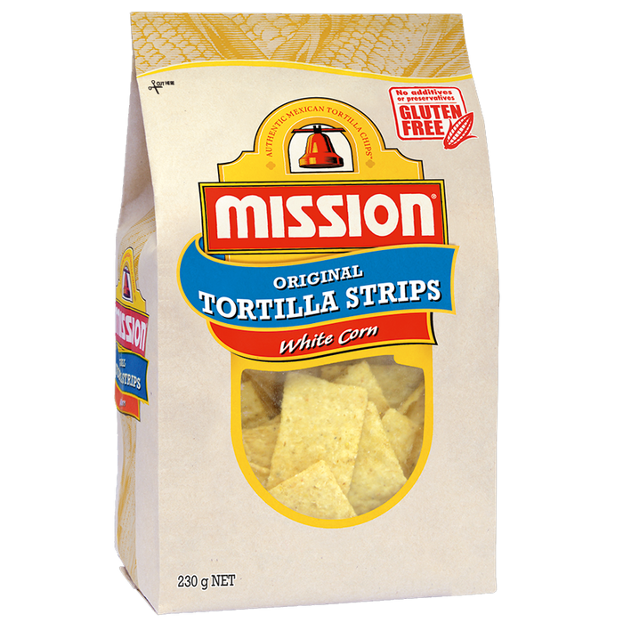 Mission Original Tortilla Strips White Corn 230g
