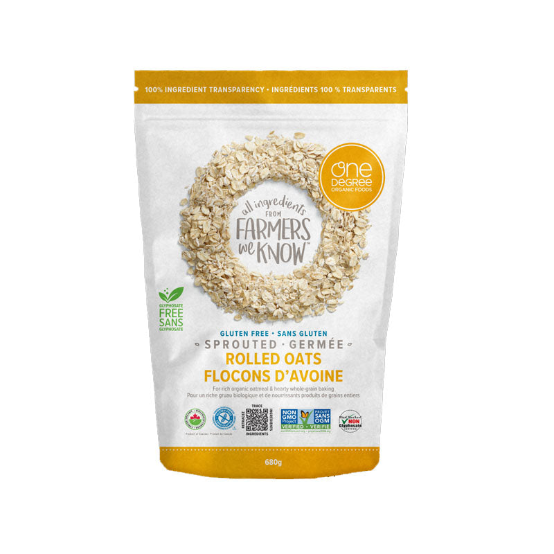 Organic Sprouted Rolled Oats One Degree Organics 1027kg — ShoppingD Service Platform