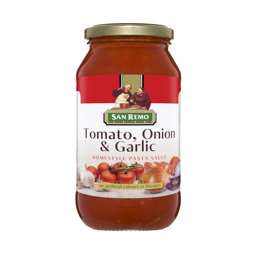 Pasta Sauce Tomato Onion and Garlic 500g