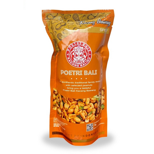 Poetri Bali crunchy peanut  spicy flavor 75g