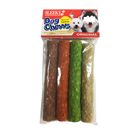 Sleeky large grained leather 5 inches x 4 pcs