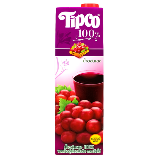 Tipco Red Grape Fruit Juice Size 1L