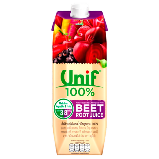 Unif 100% Mixed Vegetable and Fruit Juice with Beet Root Juice Size 1L