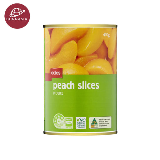 Coles Peach Slices in Juice 410g