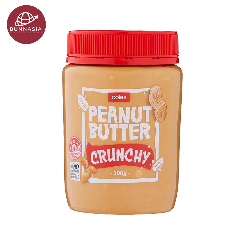 Coles Peanut Butter Crunchy 500g