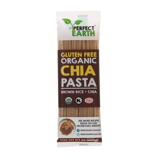 PERFECT EARTH Organic Brown Rice Pasta with Chia 225g