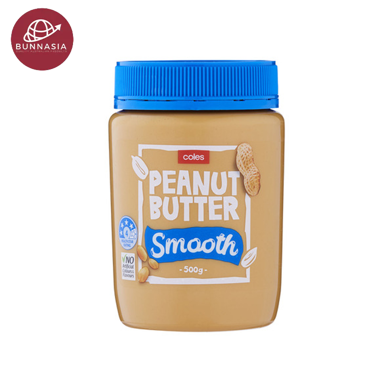 Coles Peanut Butter Smooth 500g