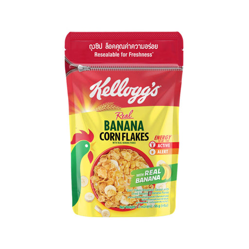 Kellogg's Cornflakes with Dried Banana & Banana Puree 55g