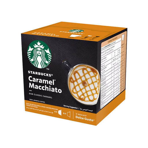Starbucks Dolce Gusto Roast Ground Coffee Caramal Macchiato 12Capsules 127.8g
