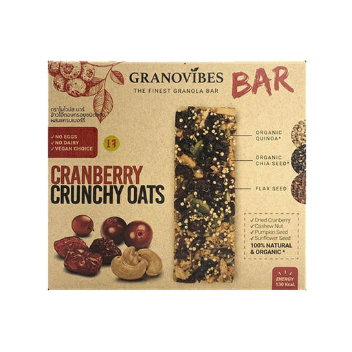 Granovibes Cranberry Crunchy oats 168g