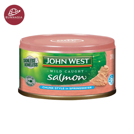 John West Salmon ແບບ John West Salmon Chunk ໃນ Springwater 200g 