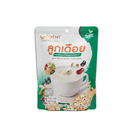 Package of Godent granola on a brown surface