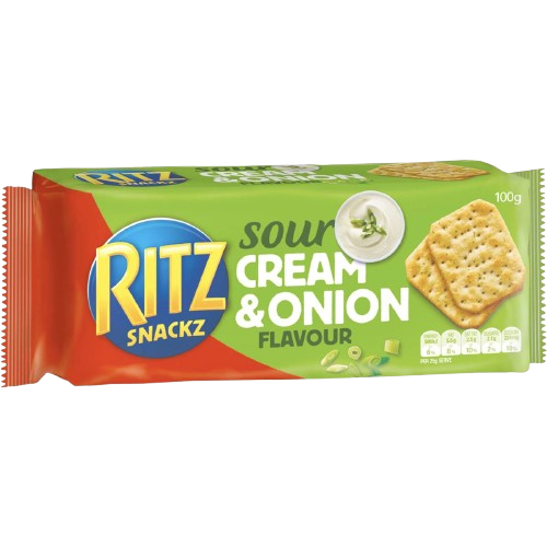 Ritz Sour Cream & Onion 100g