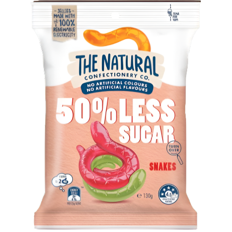 Natural Confectionery Tropical Blast 50% Less Sugar 130g