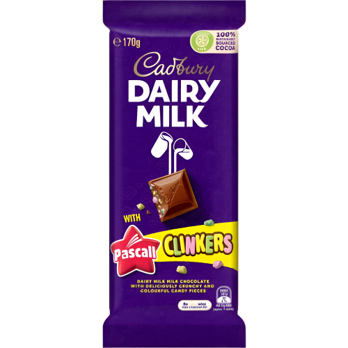 Cadbury Block Pascall Clinkers 170g