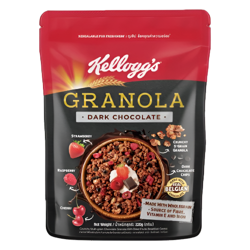 Kelloggs Dark Chocolate Granola 220g