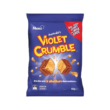 Australia's Violet Crumble Bites Original 150g
