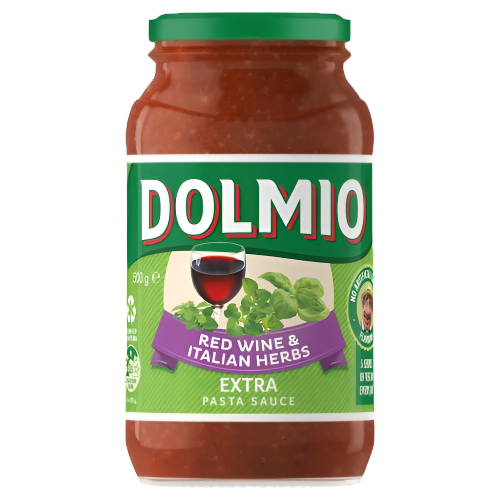 Dolmio Pasta Sauce Red Wine & Italian Herbs 500g