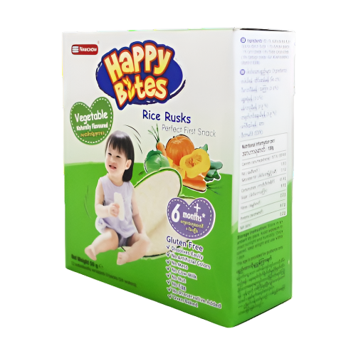 Happy Bites Rice Rusks Vegetable 50G