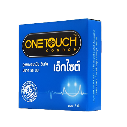 Onetouch Excite Condom Smooth Surface with Lubricated 56 mm  1pc