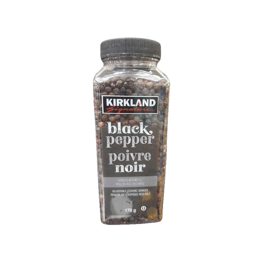 kirkland black pepper whole poivre noir 178g
