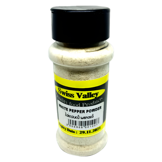 SWISS VALLEY WHITE PEPPER POWDER 50GM