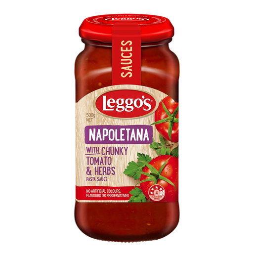 Leggo’s Napoletana with Chunky Tomato & Herbs Sauce 500g