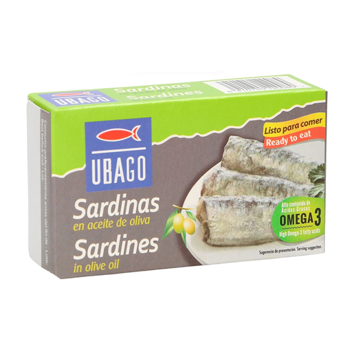 Ubago Sardinas En Aceite De Oliva In Olive Oil 80g
