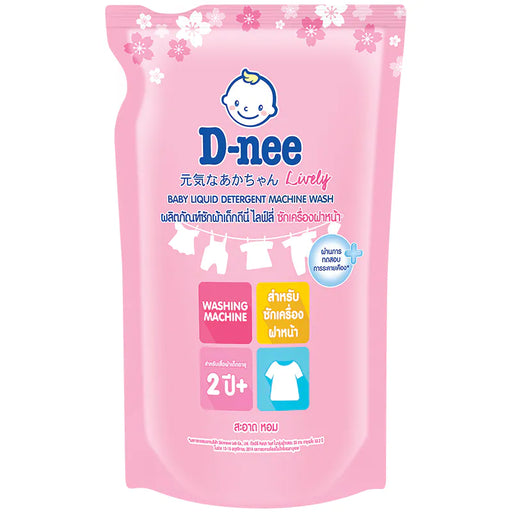 D-nee Lively Baby Liquid Detergent for Machine Wash 600ml.