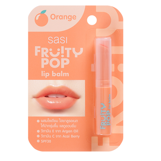 Sasi Fruity Pop Lip Balm Orange 1.5 g