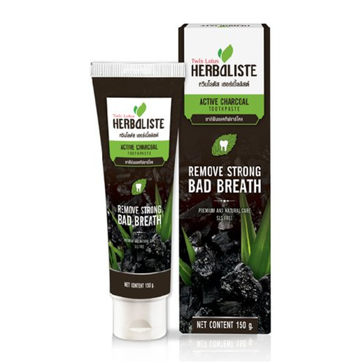 Twin Lotus Active Charcoal Toothpaste Herbaliste Triple Action 150g