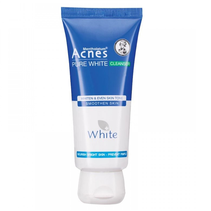 Acnes Menrhilatum Pure White &amp; even Skin Tone Smoothen Skin Cleanser 100g