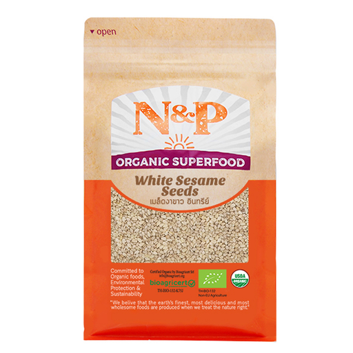 N&P Organic white sesame seeds 300g