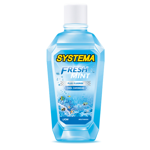 SYSTEMA fresh mint plus fluoride cool caribbean 250ml