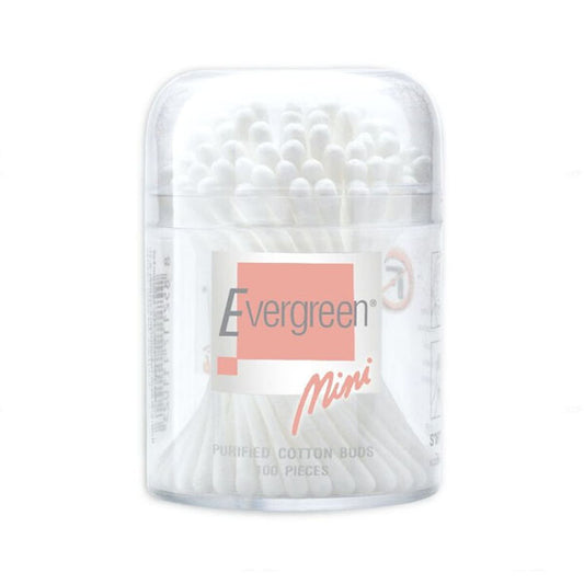 Evergreen Cotton Buds Mini 100 Pieces