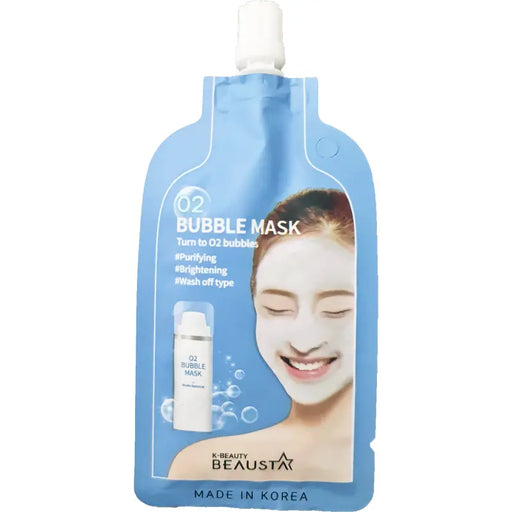 ‎ Beausta bubble mask with oxygen to purify and lighten the skin 20 ml