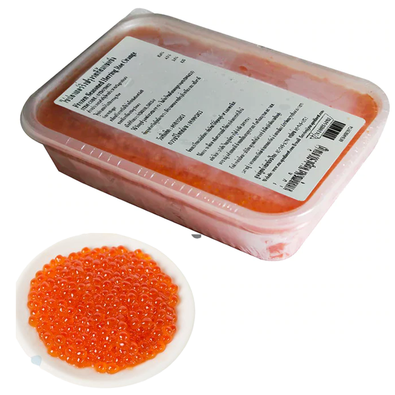 Frozen Roe Frozen Seasoned Herring Roe Orange 500g — Shopping-D Service Platform