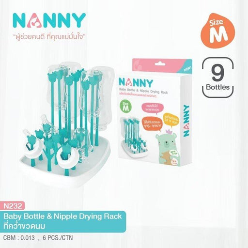 Nanny Baby Bottle & Nipple Drying Rack Size M (N232)