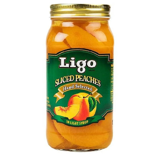 Ligo Sliced Peaches Hand Selected in Light Syrup 680g.
