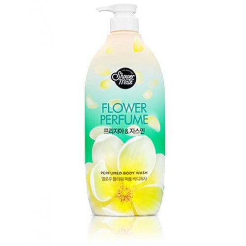 Shower Mate Flower Perfume Yellow Freesia &amp; Jasmine Body Wash