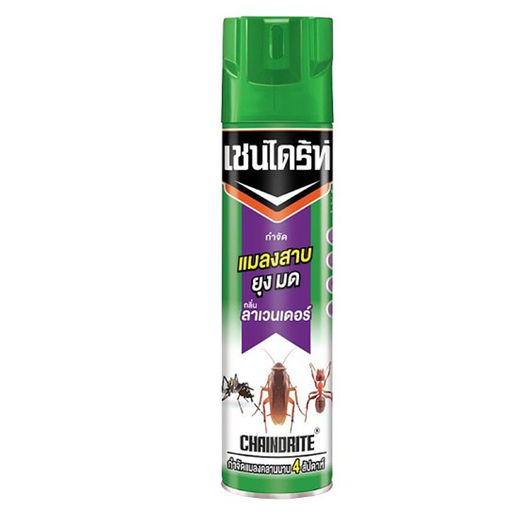 Chaindrite Prevents and kills cockroaches, mosquitoes, ants, lavender scent, net weight 600 ml