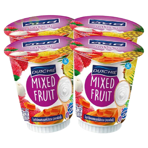 Dutchie Cup mix Fruit yogurt 140g Pack of 4 cups